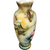 15" Nippon Hand-Painted Floral Designs Designs Scalloped Rim Vase