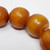 Vintage Amber Butterscotch Bakelite 19" Graduated Bead Necklace w/ 14K gold clasp