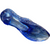 Fenton Cobalt Blue Glass Slipper with Kitten Vase