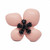 Oscar de la Renta Soft Pink Resin & Crystal Flower Ring