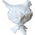 Westmoreland Milk Glass Robin Nest & Lidt Dish