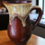 Vintage Brown Drip Glaze Pottery Pitcher Mid Century Hull / McCoy Style Stoneware Creamer Jug USA