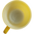 Vintage Federal Glass Yellow Milk Glass Mug Heat-Proof D Handle Cup
