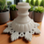 Westmoreland Ring and Petal Milk Glass Single Light Candlestick