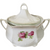 Antique Bavarian Porcelain Sugar Bowl with Lid Pink Rose Floral Made in Bavaria c.1900–1930s