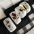 Vintage Bone China Floral Napkin Rings Set of 4, Chelson England & Others, Hand Decorated Porcelain