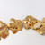 Oscar de la Renta Yellow Gold Bold Dangling Flower Drop Clip On Earrings