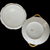 Haviland Silver Anniversary Covered Tureen White Porcelain with Gold Trim Handles, Vintage France