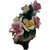 Vintage Capodimonte Italy Porcelain Floral Arrangement Centerpiece Handcrafted Roses & Leaves