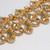 Oscar de la Renta Pear-cut Clear and Topaz Crystal Toggle Clasp Bracelet in Gold
