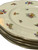 Vintage Tirschenreuth Colwyn Sevres Porcelain Dinner Plates Floral Sprays with Silver Trim Set of 4