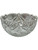 Vintage Hand Cut Lead Crystal Bowl USSR  24% Lead Starburst Pattern 6 Diameter