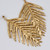 Oscar de la Renta Palm Leaf Drop Earrings In Gold
