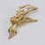 Oscar de la Renta Abstract Motif Clip On Earrings in Gold