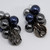 Oscar de la Renta Metallic Faux Metallic Pearl Vine Cluster Clip On Earrings