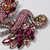 Heidi Daus "Shore Thing" Pave Crystal Flamingo Pin Brooch