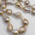 South Sea Baroque Pearl Necklace with Silver S Clasp, 45cm
