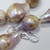 South Sea Baroque Pearl Necklace with Silver S Clasp, 45cm