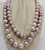 South Sea Graduated Baroque Pearl Long Necklace, Sterling Silver Clasp, 98cm