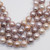 South Sea Graduated Baroque Pearl Long Necklace, Sterling Silver Clasp, 98cm