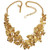 Oscar de la Renta Gold Bold Butterfly Cluster Statement Necklace