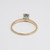 Bogo Diamond 10K Yellow Gold Custom Ring, Solitaire Prong Setting, Round Cut