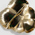 Danecraft Flower Pin Brooch, Textured Gold and Cultured Pearl