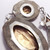 Antique Victorian Triple Drop & Tassel Pendant Necklace in Mesh Silver Setting