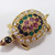 Pave Gemstone Vermeil Turtle Brooch/Pin/Pendant Genuine Rubies Emeralds Sapphire
