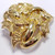 Vintage Signed Grosse Germany 1971 Gold Brooch Pin Henkel & Grosse Dior Jewelry