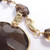 Faceted Quartz Heart Pendant and Beaded Necklace in 14 Karat Yellow Gold