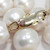 South Sea Pearl Graduated Knotted String Necklace 14 Karat Yellow Gold Clasp