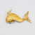 KJL Kenneth Jay Lane Embellished Koi Fish Brooch, Yellow Gold, Crystals & Enamel