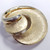 Trifari Cornw Textured Gold Motif Pin Brooch, Mid 1900s