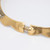 Oscar de la Renta Swarovski Smoky Gray Crystal Collar Necklace In Gold