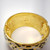 Kenneth Jay Lane KJL Geometric White and Black Enamel Bangle Bracelet in Gold