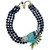 Heidi Daus Marquise Madness Multi Strand Bead Necklace, Embellished Bird Pendant