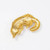 KJL Kenneth Jay Lane Resting Fox Pin Brooch in Gold