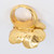 Oscar de la Renta Gold Poppy Flower Cocktail Statement Ring, Modern