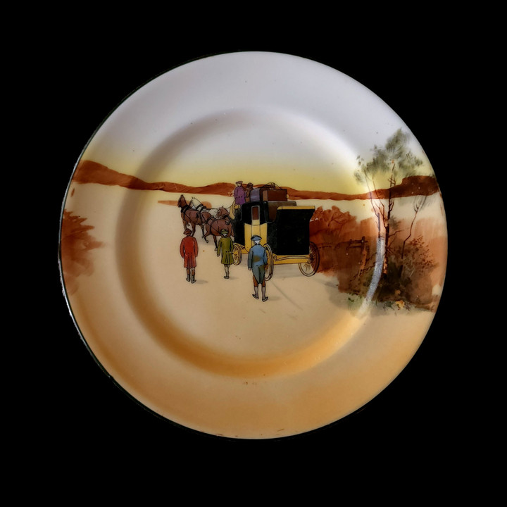 ROYAL DOULTON Old English Coaching Scenes Salad Plate 7"