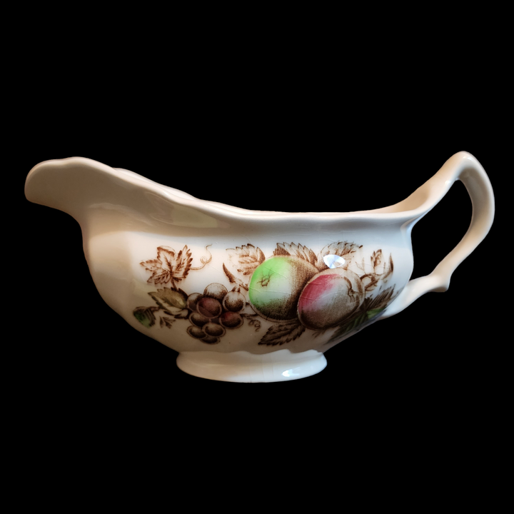 Johnson Brothers Harvest Time Brown Multicolor Gravy Boat  