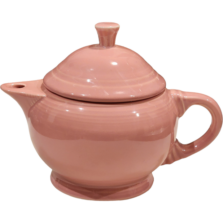  Homer Laughlin Fiesta Rose Small Teapot & Lid 2 Cup