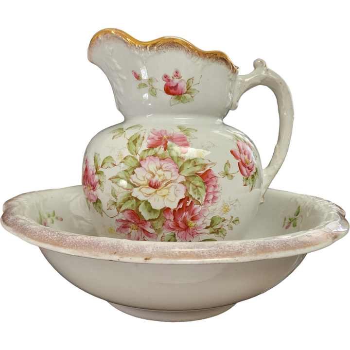 Maddock John & Sons Lambmberton Large Wash Stand Set Pitcher & Bowl