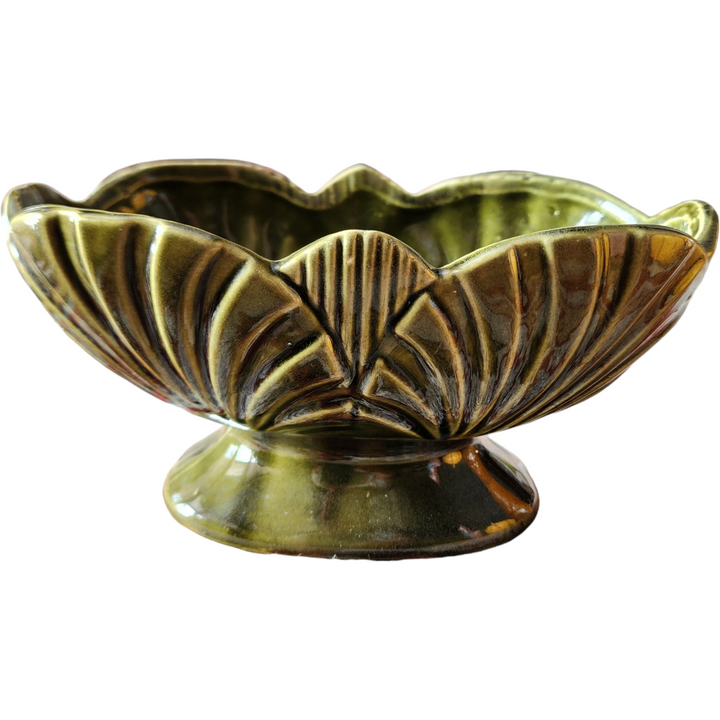 Shawnee Pottery Olive Green Planter