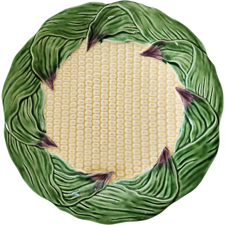 Shafford Country Gentleman Embossed Corn Kernels & Stalks Salad Plate