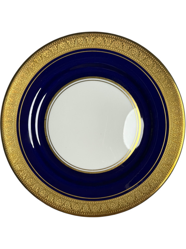 Aynsley England Buckingham Cobalt Blue & Gold Bread & Butter Plate Bone China