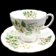 Royal Standard Wonga Vine Australian Flowers Footed Teacup & Saucer Set