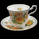 Queen's Flower of the Month November Footed Cup & Saucer Set