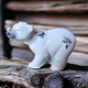 Lladro Animals-Wild Attentive Polar Bear With Flowers Figurine Collectible Boxed