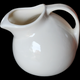 80 Oz USA Pottery Fiesta White Ball Jug with Ice Lip